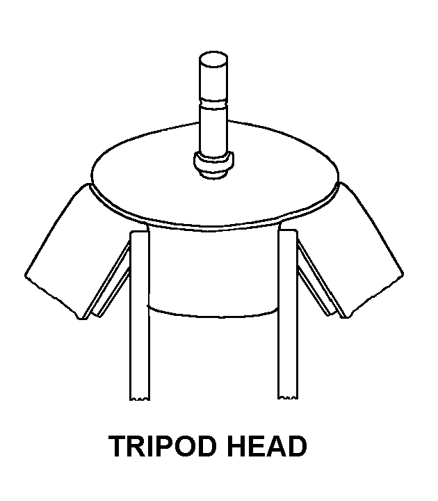 TRIPOD HEAD style nsn 6675-00-222-2543