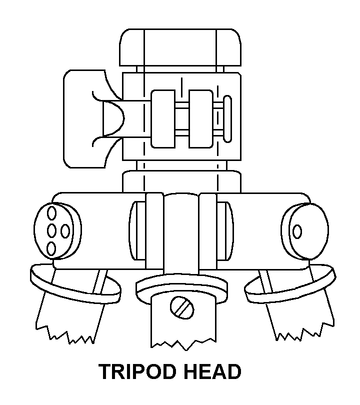 TRIPOD HEAD style nsn 6675-00-474-5443