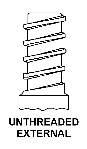 UNTHREADED EXTERNAL style nsn 4130-01-517-4451