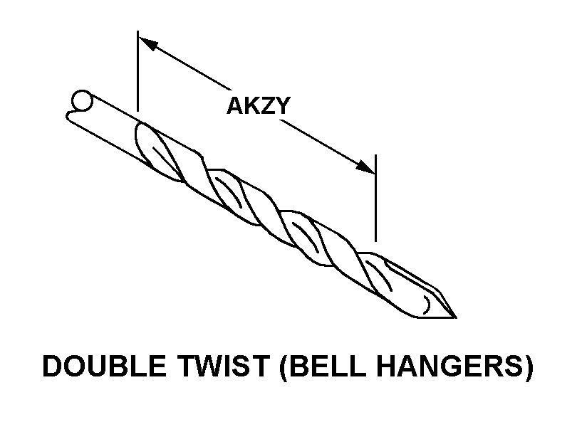 DOUBLE TWIST (BELL HANGERS) style nsn 5133-00-224-4565