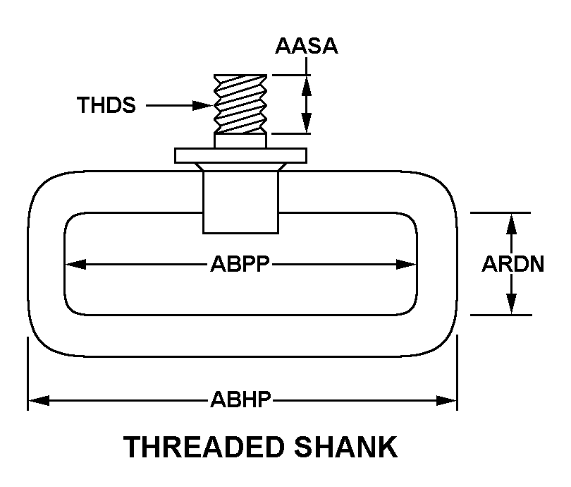 THREADED SHANK style nsn 1005-00-731-0874