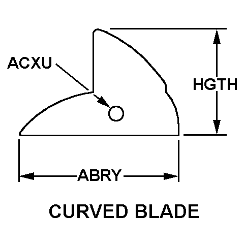 CURVED BLADE style nsn 1005-00-600-8934