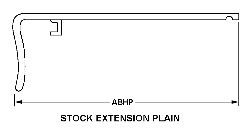 STOCK EXTENSION PLAIN style nsn 1005-00-716-1812