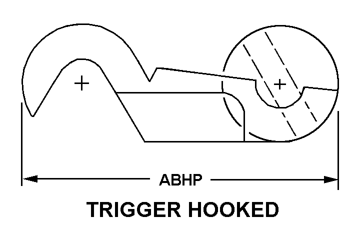 TRIGGER HOOKED style nsn 1015-00-998-6072