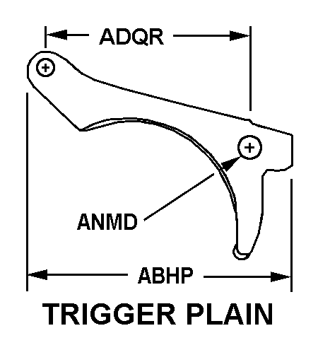 TRIGGER PLAIN style nsn 1005-00-471-3286