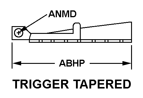 TRIGGER TAPERED style nsn 1010-00-722-9305