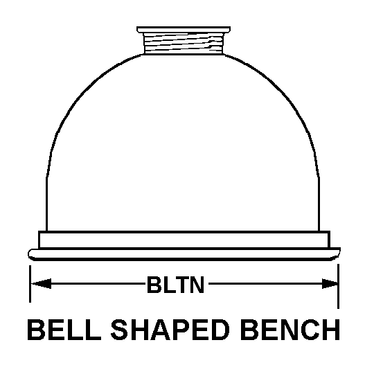 BELL SHAPED BENCH style nsn 4930-00-273-3645