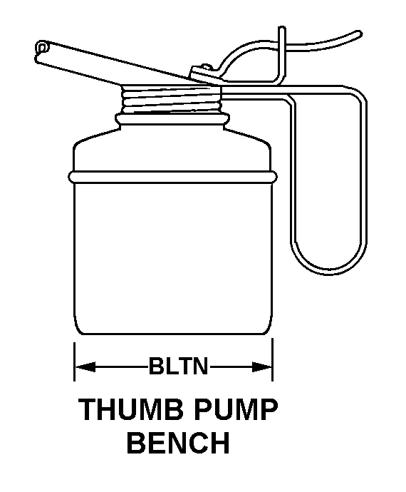 THUMB PUMP BENCH style nsn 4930-01-467-8080