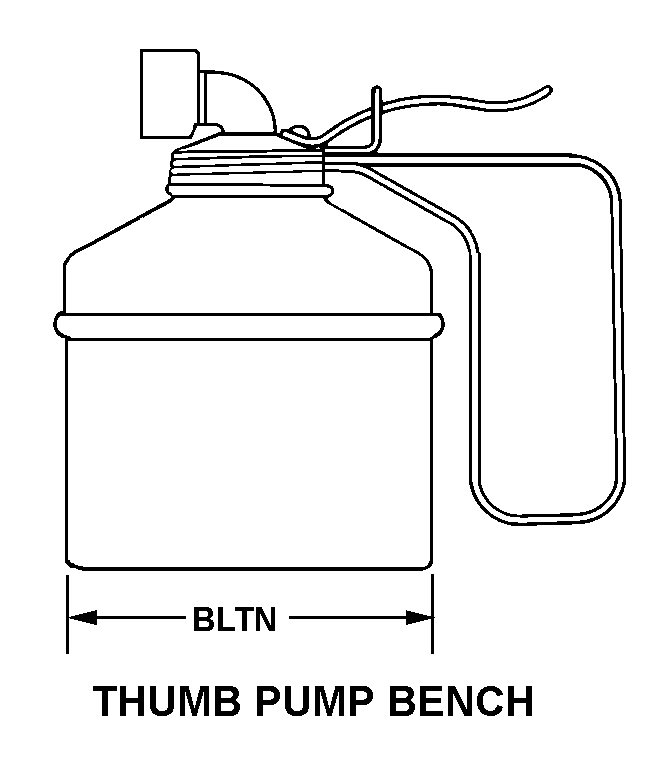 THUMB PUMP BENCH style nsn 4930-01-467-8080