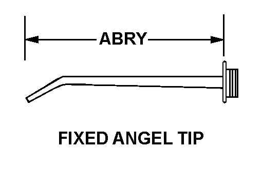 FIXED ANGLE TIP style nsn 4930-00-961-0771