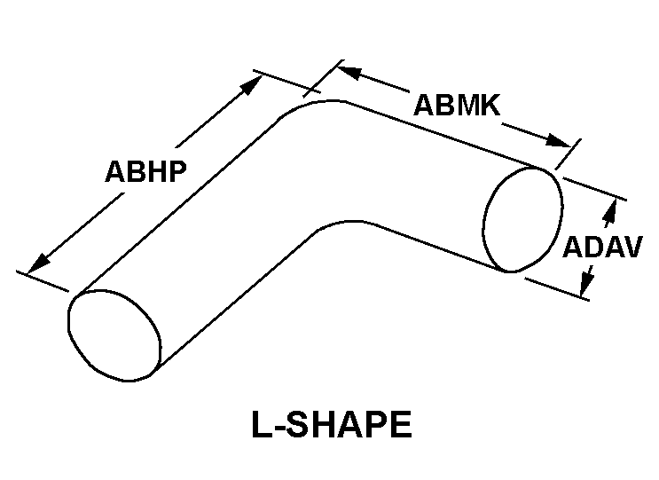 L-SHAPE style nsn 5960-00-332-7217