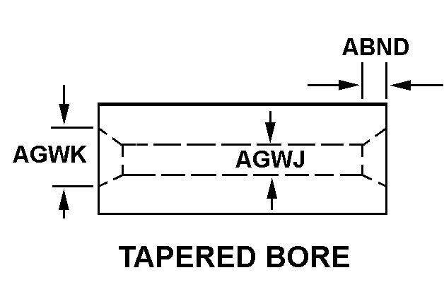 TAPERED BORE style nsn 2805-00-278-2134