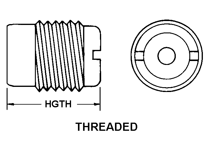 THREADED style nsn 4730-01-032-8370