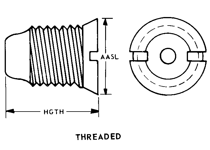 THREADED style nsn 4730-00-720-4828