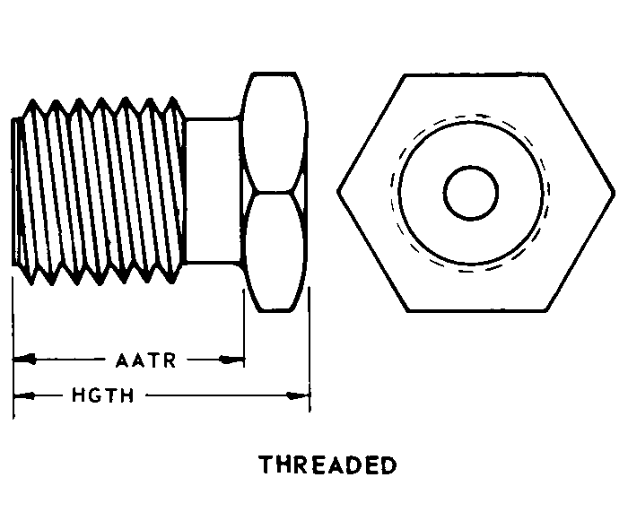 THREADED style nsn 4730-01-564-5289