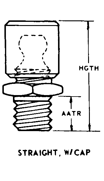 STRAIGHT, W/CAP style nsn 4730-00-591-3405