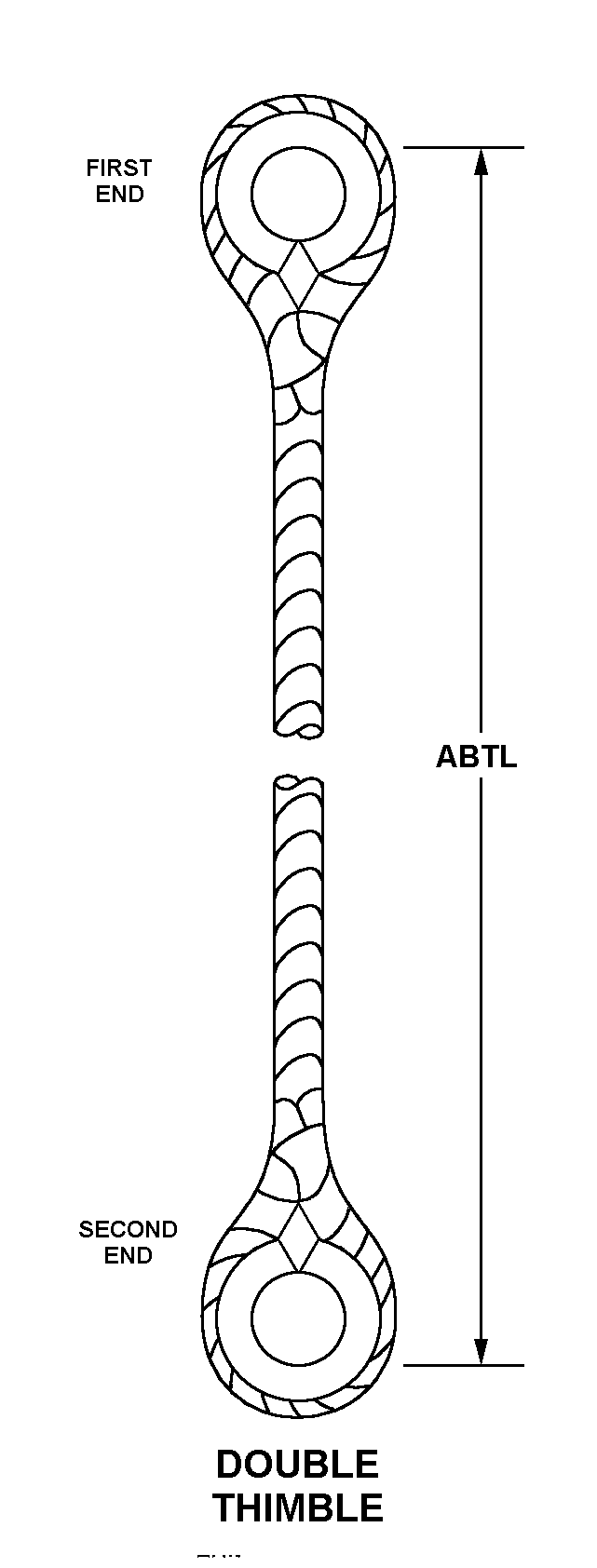 DOUBLE THIMBLE style nsn 4020-01-022-9275