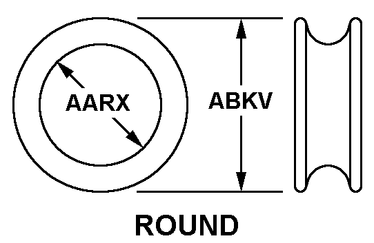 ROUND style nsn 4020-00-273-2950