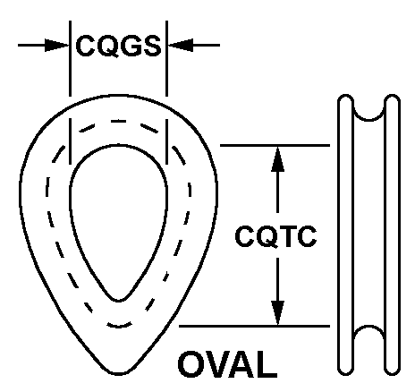 OVAL style nsn 4020-01-119-2159