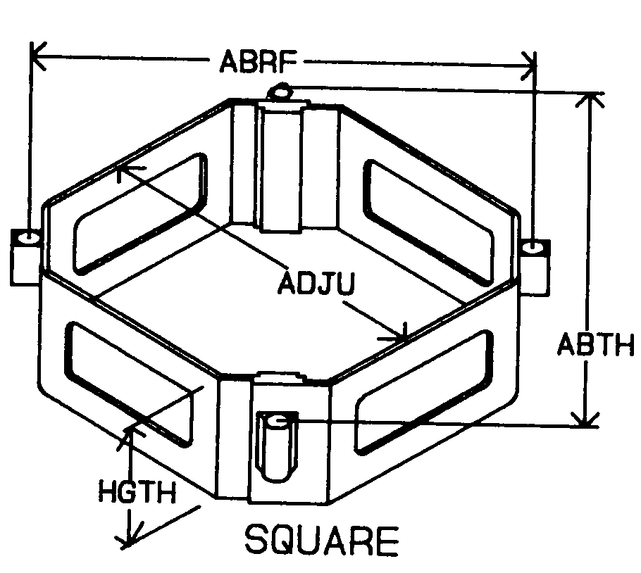 SQUARE style nsn 5340-01-458-3333