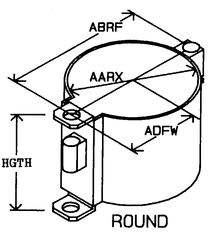 ROUND style nsn 5340-01-512-9764