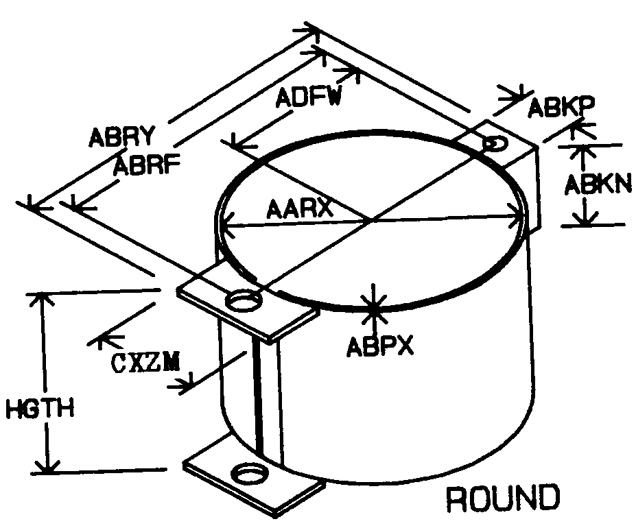 ROUND style nsn 5340-01-512-9764