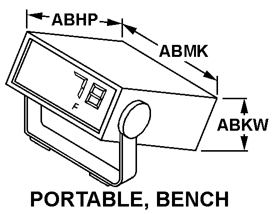 PORTABLE, BENCH style nsn 6685-01-033-0651