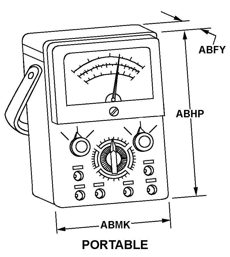 PORTABLE style nsn 6625-00-196-8794