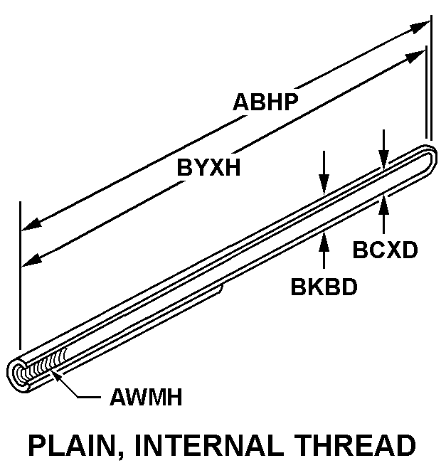 PLAIN, INTERNAL THREADED style nsn 6685-01-475-0046