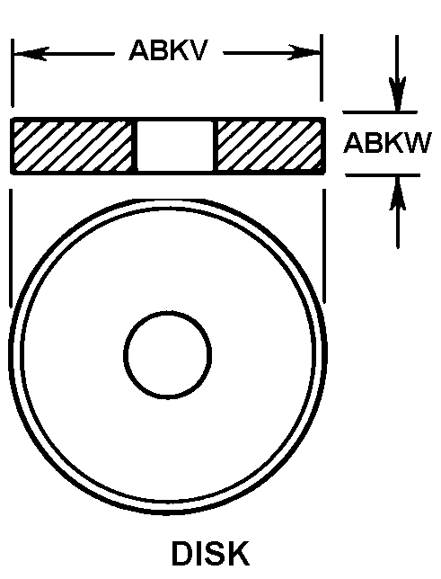 DISK style nsn 5340-00-117-9795