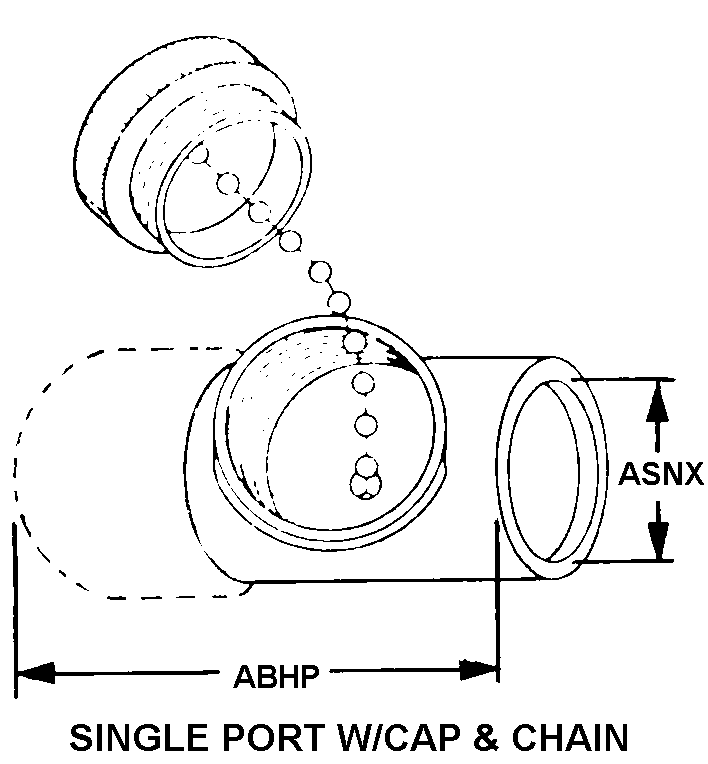 SINGLE PORT W/CAP AND CHAIN style nsn 6680-00-912-2391