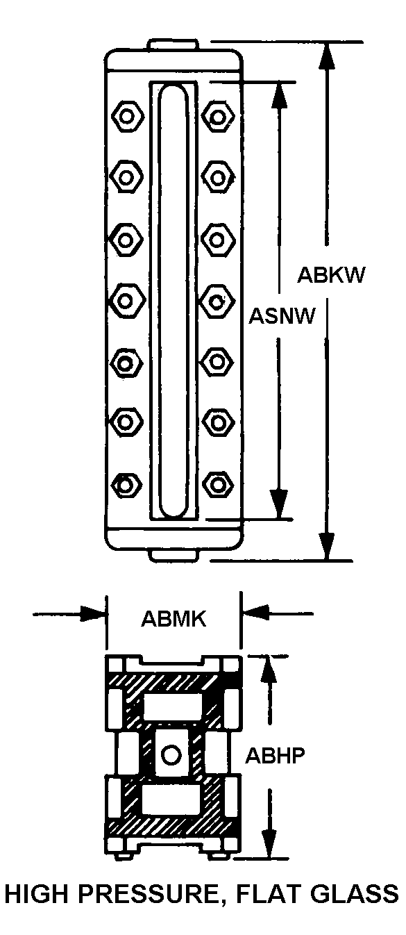 HIGH PRESSURE, FLAT GLASS style nsn 6680-01-559-6824