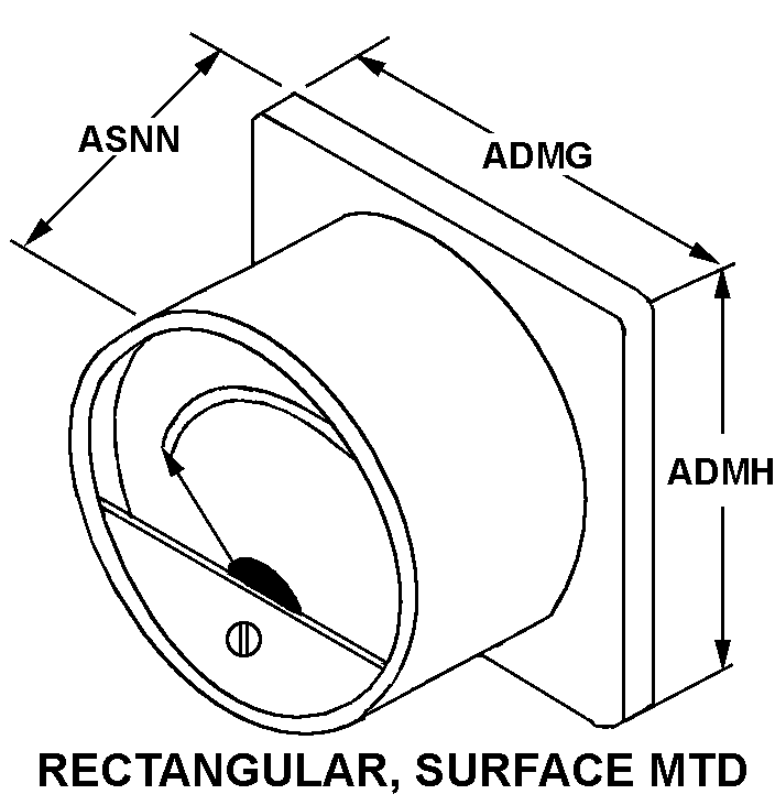 RECTANGULAR, SURFACE MTD style nsn 6625-01-492-5464