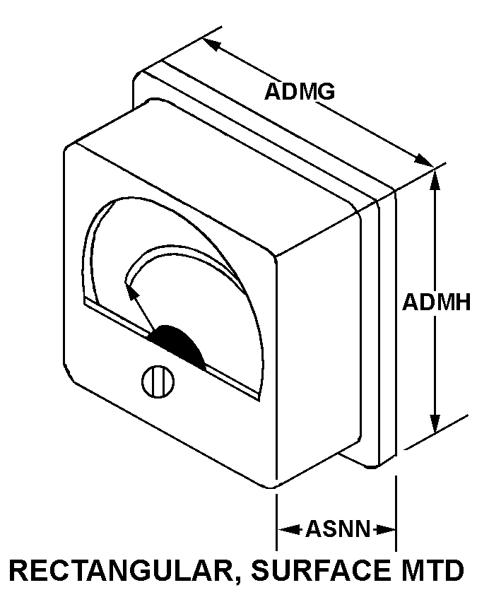 RECTANGULAR, SURFACE MTD style nsn 6625-01-492-5464