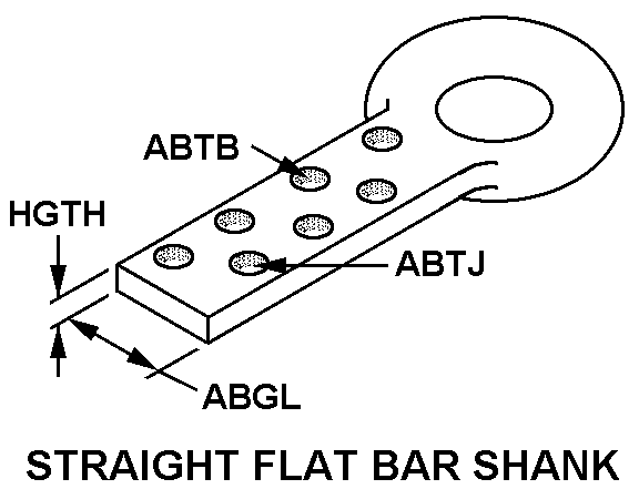 2540-01-466-1996 FIIG T268-B straight flat bar shank style STRAIGHT FLAT BAR SHANK style nsn 2540-01-466-1996