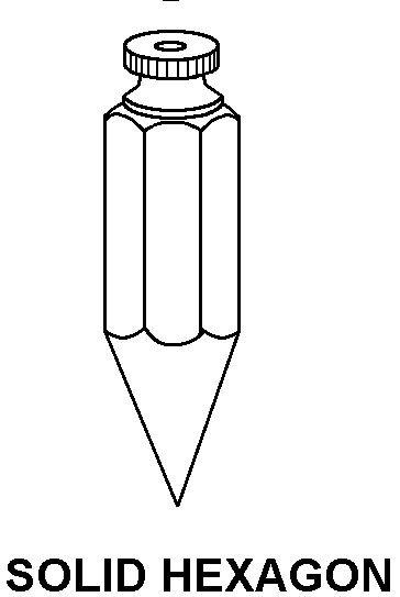 SOLID HEXAGON style nsn 5210-01-431-1897