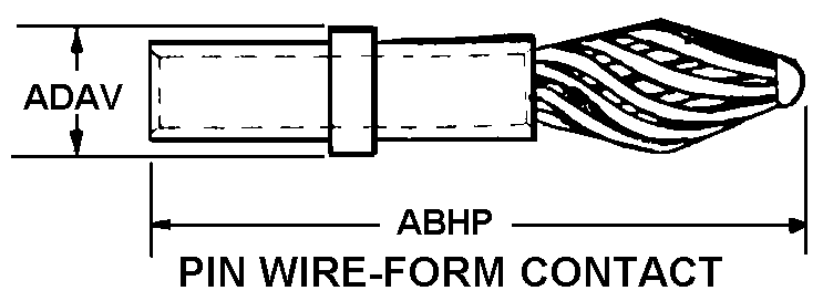 PIN WIRE-FORM CONTACT style nsn 5999-00-169-9828