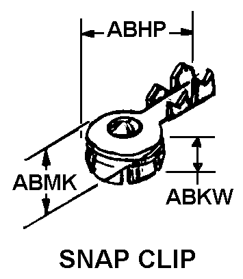 SNAP CLIP style nsn 5999-00-204-8361