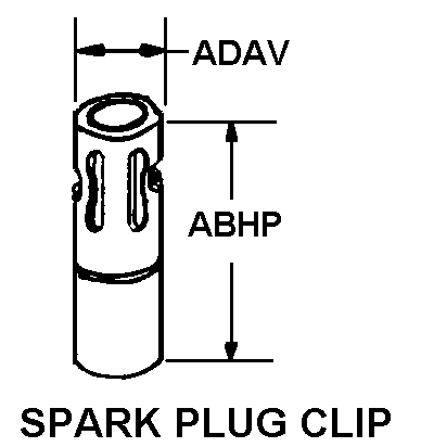 SPARK PLUG CLIP style nsn 5999-00-113-5330