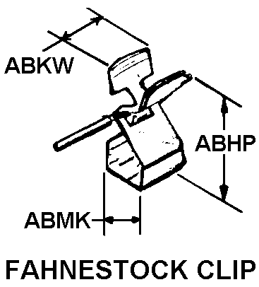 FAHNESTOCK CLIP style nsn 5999-00-263-1050