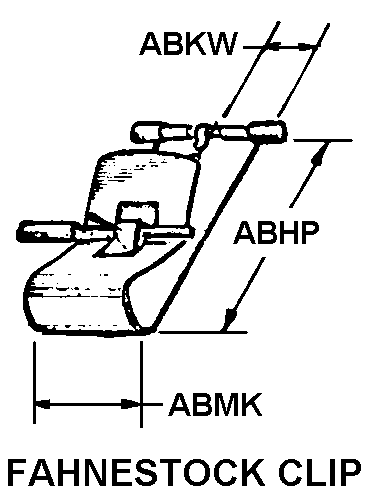 FAHNESTOCK CLIP style nsn 5999-00-186-8927