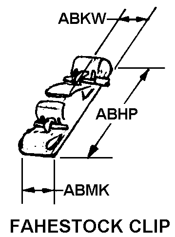 FAHNESTOCK CLIP style nsn 5999-00-186-8927