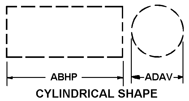 CYLINDRICAL SHAPE style nsn 5999-00-309-5214