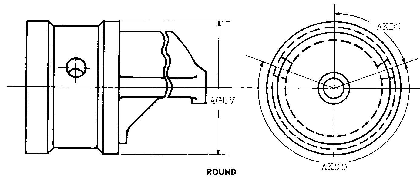 ROUND style nsn 2920-01-312-5069