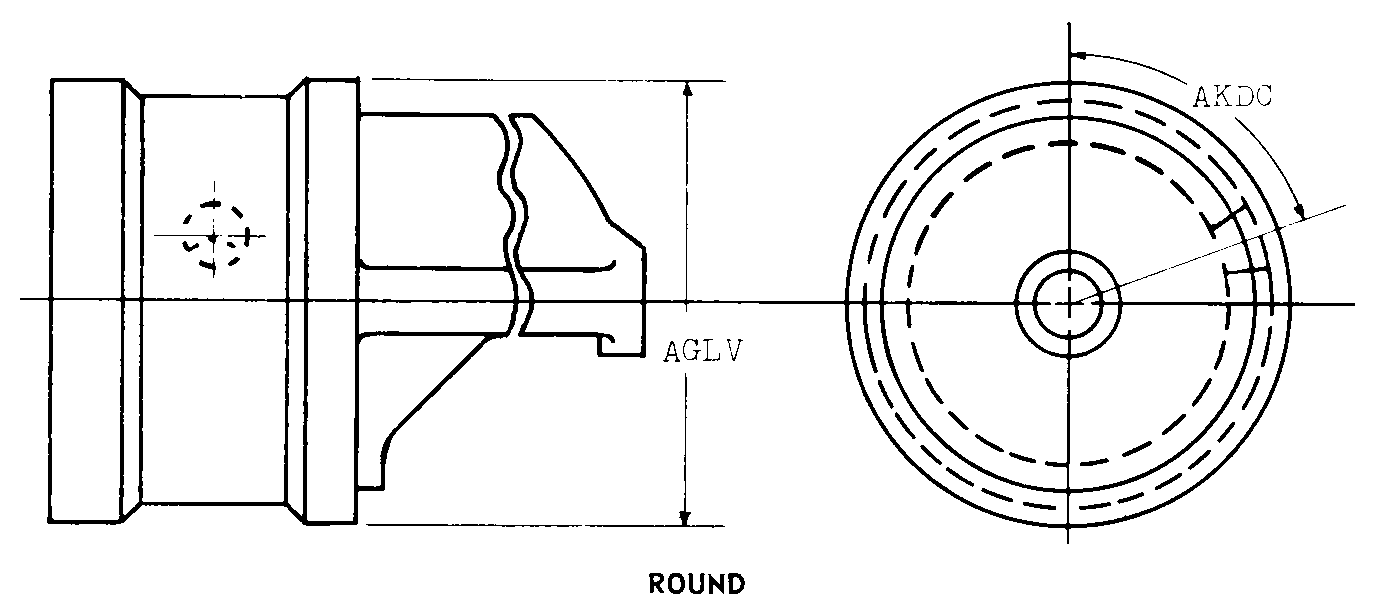 ROUND style nsn 2920-01-312-5069