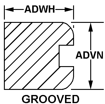 GROOVED style nsn 5330-01-339-1091