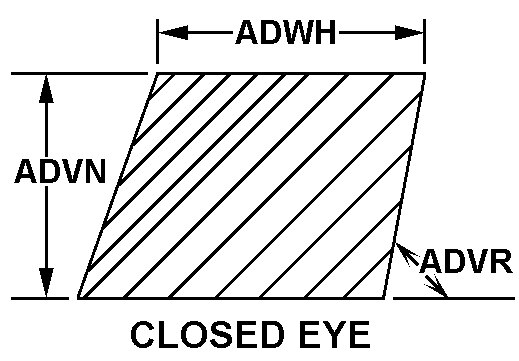 CLOSED EYE style nsn 5330-00-541-2250