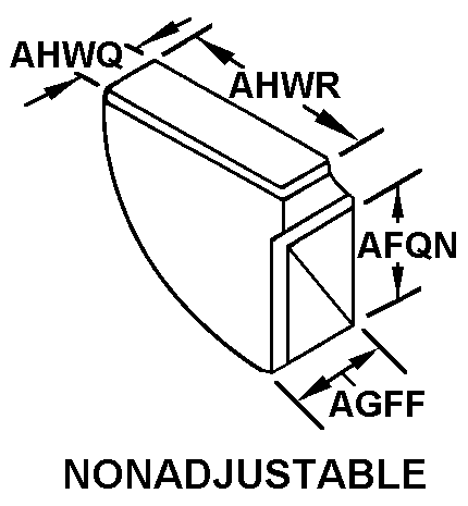 NONADJUSTABLE style nsn 4520-00-139-4098