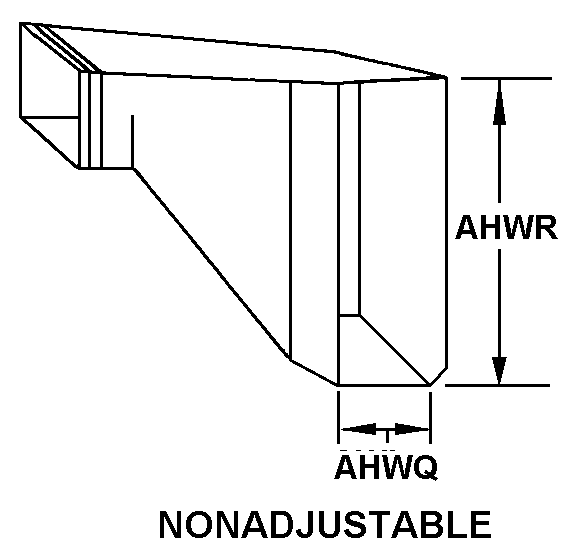 NONADJUSTABLE style nsn 4520-01-161-2767