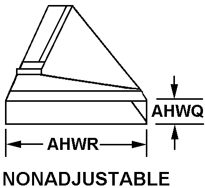 NONADJUSTABLE style nsn 4520-01-161-2767